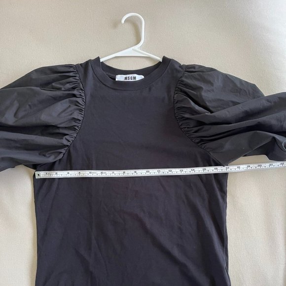 MSGM Puff Balloon Sleeve Top Made in Italy - Picture 7 of 9